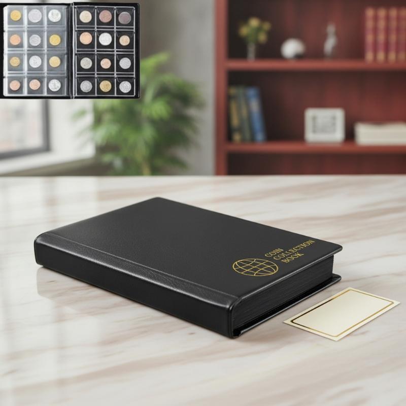 Vintage Collectibles Store - Coin Organizer Storage 120 Pockets Coin