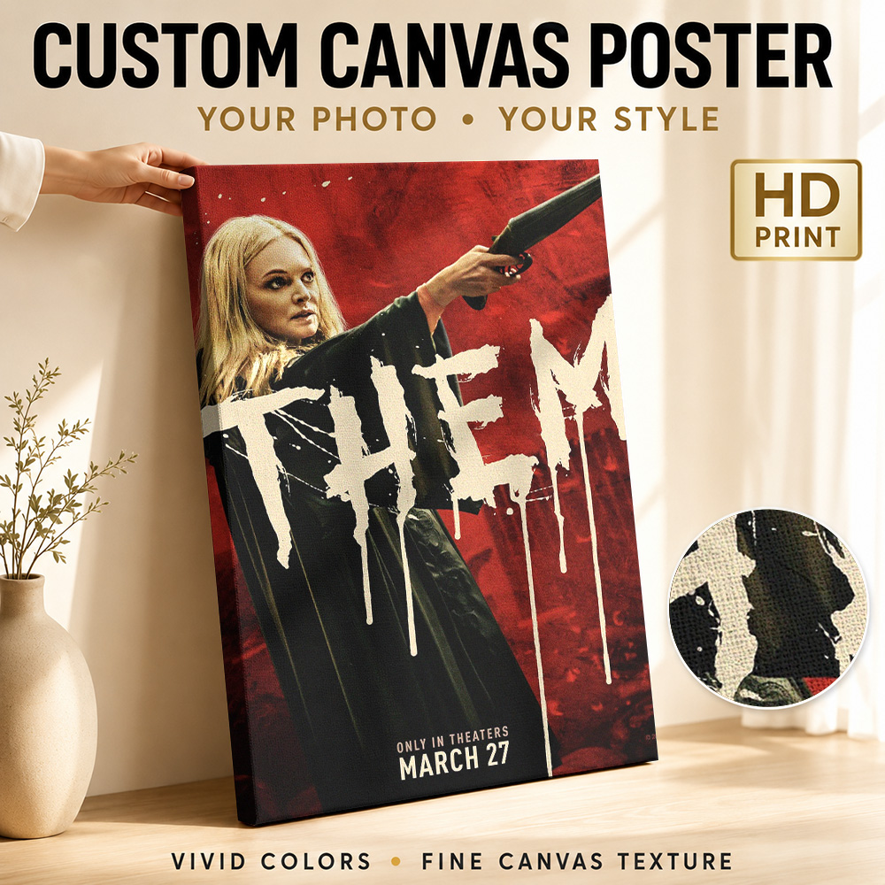 Collectible Vintage Photos - Them Movie Canvas Print Poster Custom