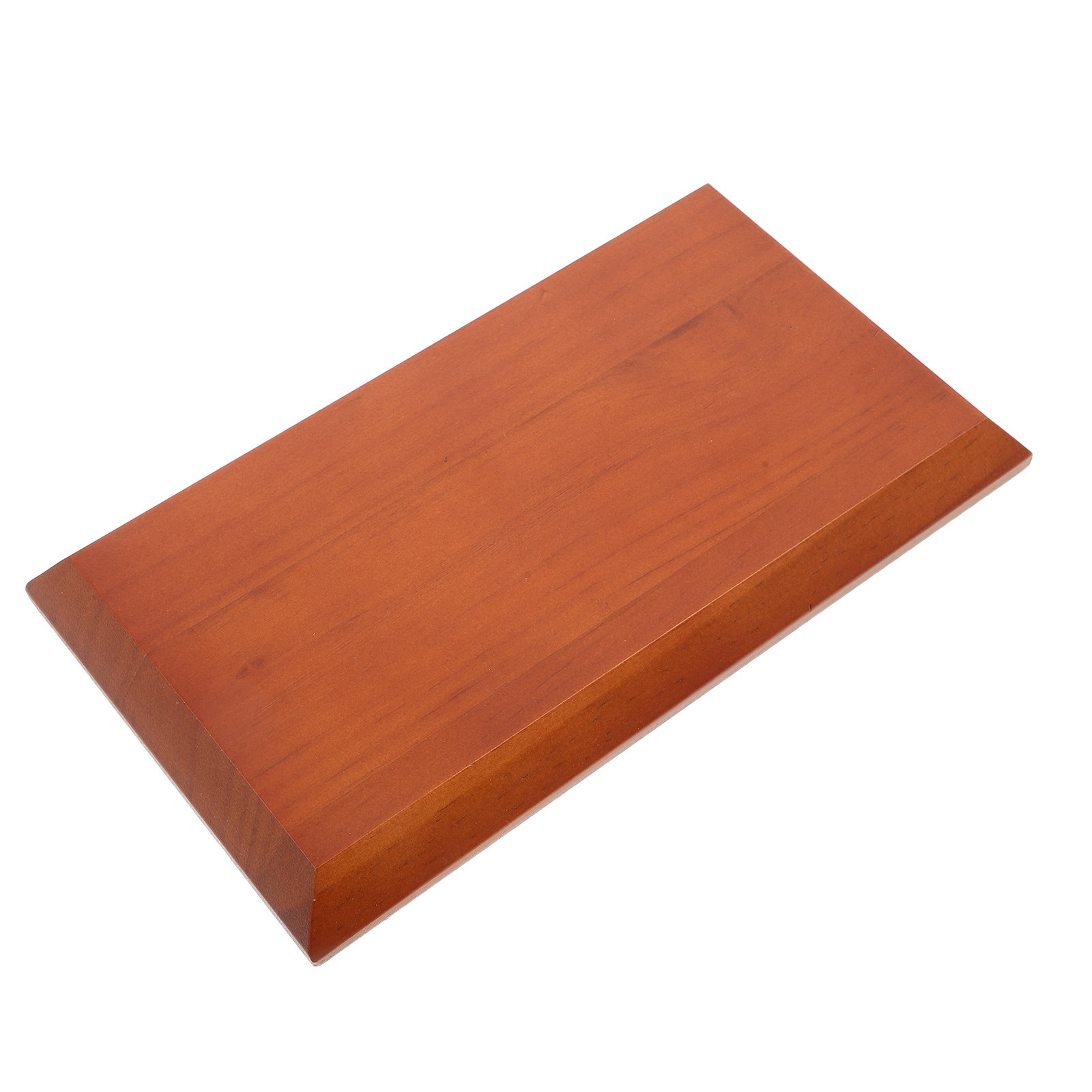 Vintage Collectibles Store - 1Piece Dark Brown Cherry Wood Display