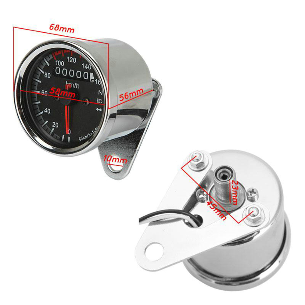 Torvian Dual LED Motorcycle Sp - огляд і ціна Analog Meter Gauge