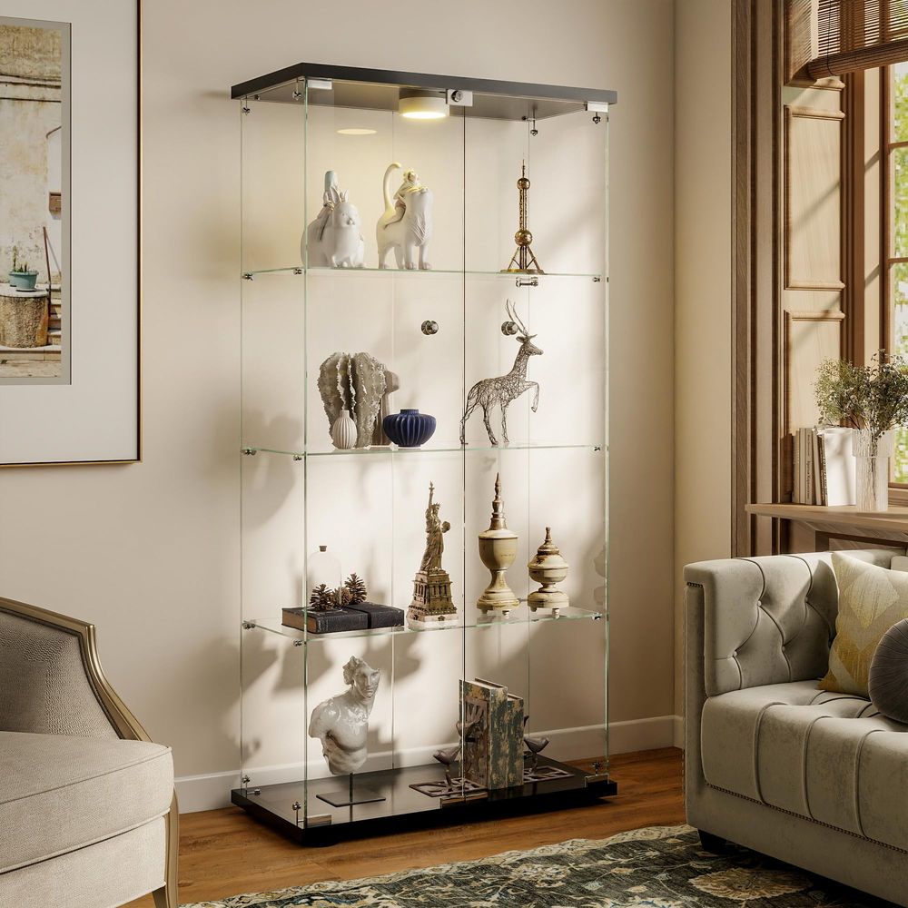 Display Cabinet with LED Light - огляд і ціна Collectible & Vintage Dolls For Halloween
