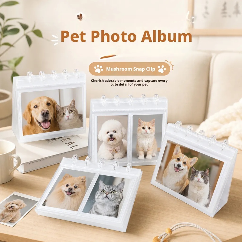 Desk Stand Photo Card Album Mu - огляд і ціна Polaroid Photo Album