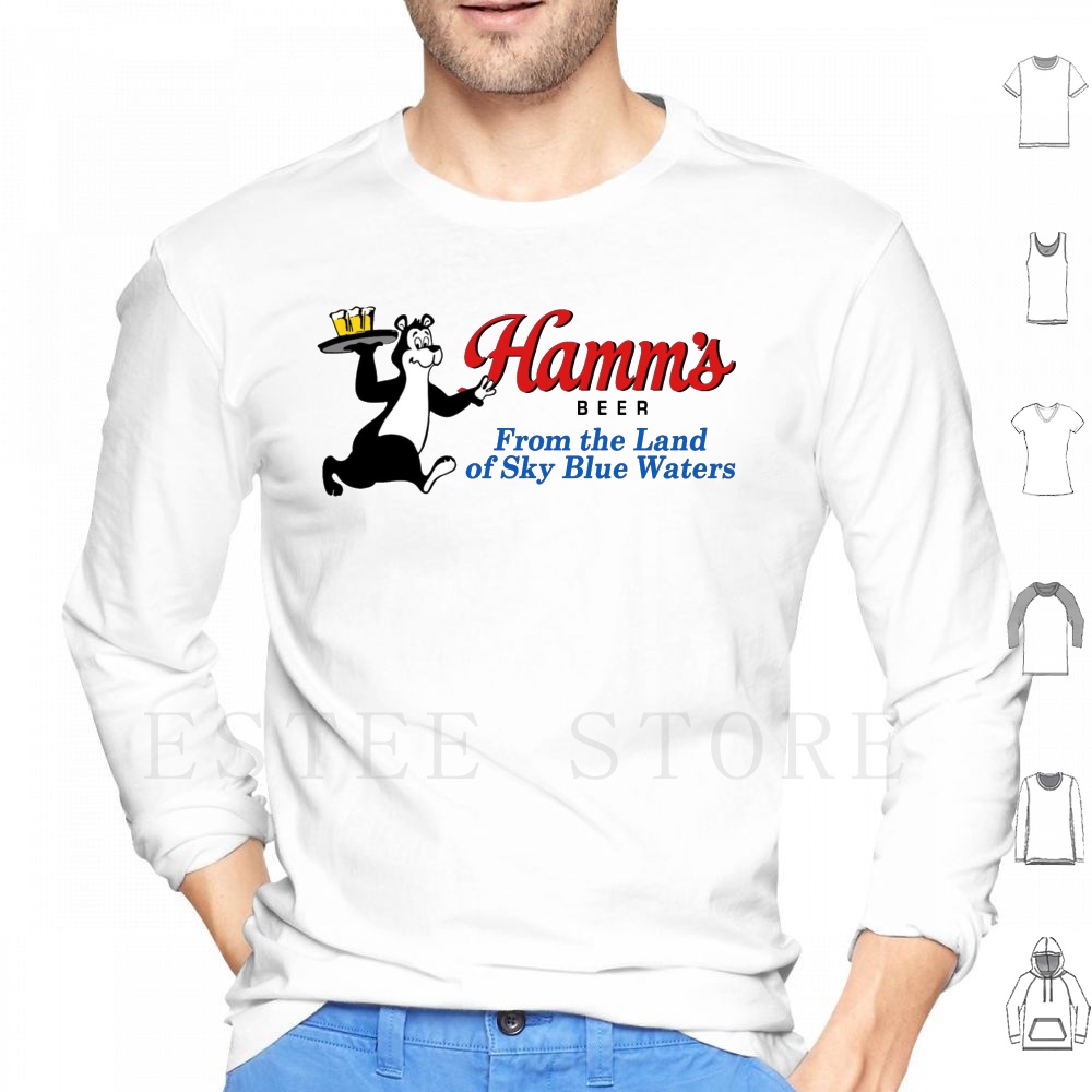 Hamm's Beer Bear Design Hoodie - огляд і ціна Vintage Collectible Bears