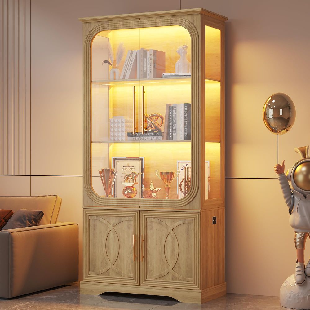 Display Cabinet with Glass Doo - огляд і ціна Collectible & Vintage Dolls For Halloween