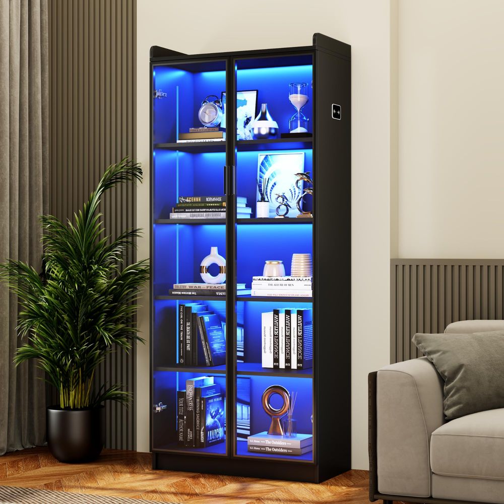 Display Cabinet with Adjustabl - огляд і ціна Collectible & Vintage Dolls For Halloween