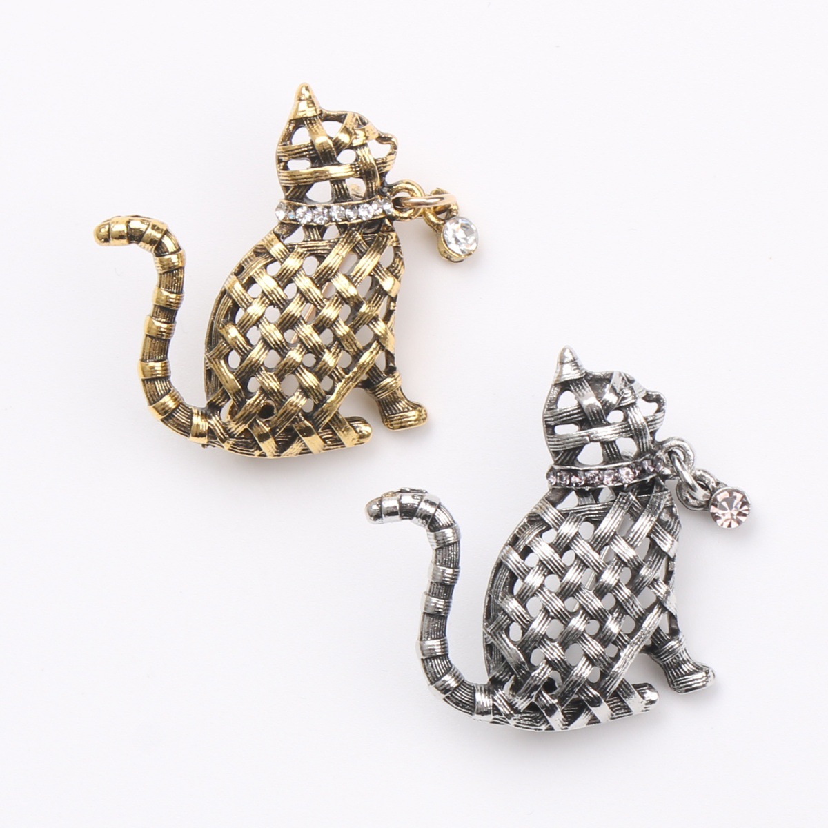 Ornate Woven Cat Brooch Collec - огляд і ціна Collectible Vintage Brooches
