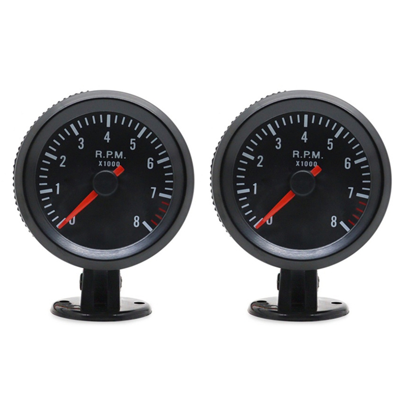 2 Pcs 2 Inch 52mm Car Meter Ta - огляд і ціна Analog Meter Gauge