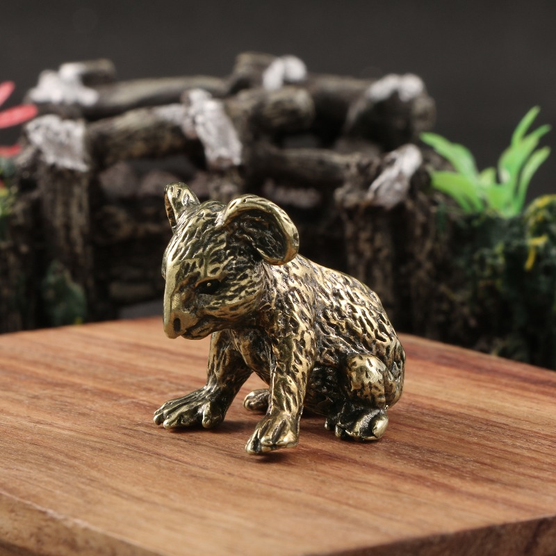 1 PC Vintage Hand Carved Brass - огляд і ціна Vintage Collectible Bears