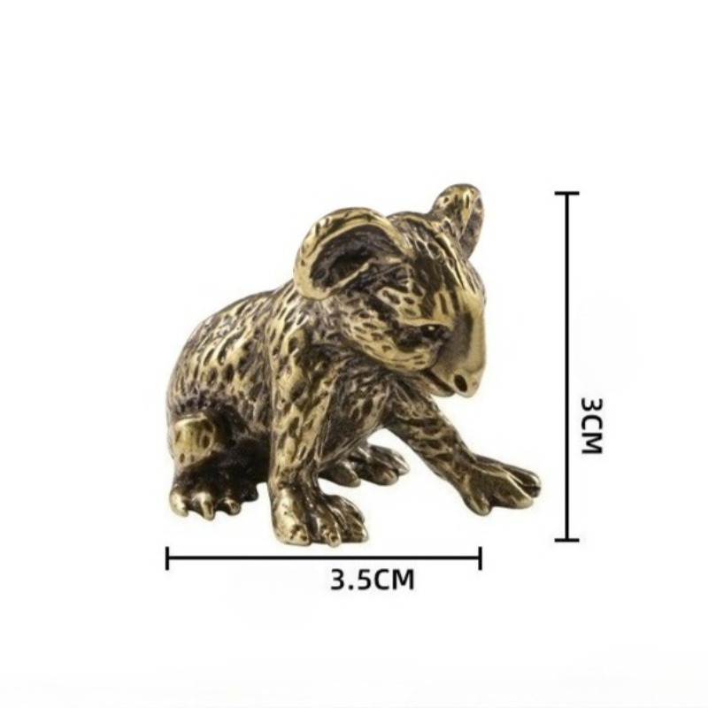 1 PC Vintage Hand Carved Brass - огляд і ціна Vintage Collectible Bears