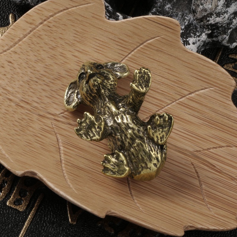 1 PC Vintage Hand Carved Brass - огляд і ціна Vintage Collectible Bears