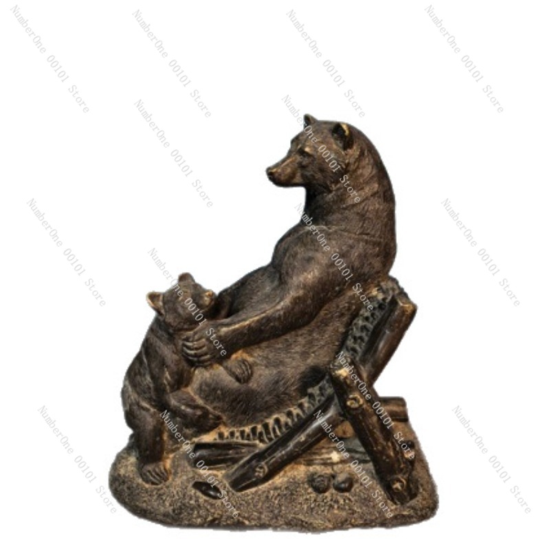 Antique Bronze Bear Ornament V - огляд і ціна Vintage Collectible Bears