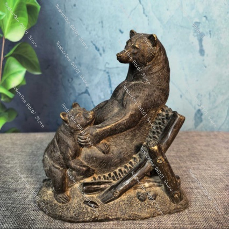 Antique Bronze Bear Ornament V - огляд і ціна Vintage Collectible Bears