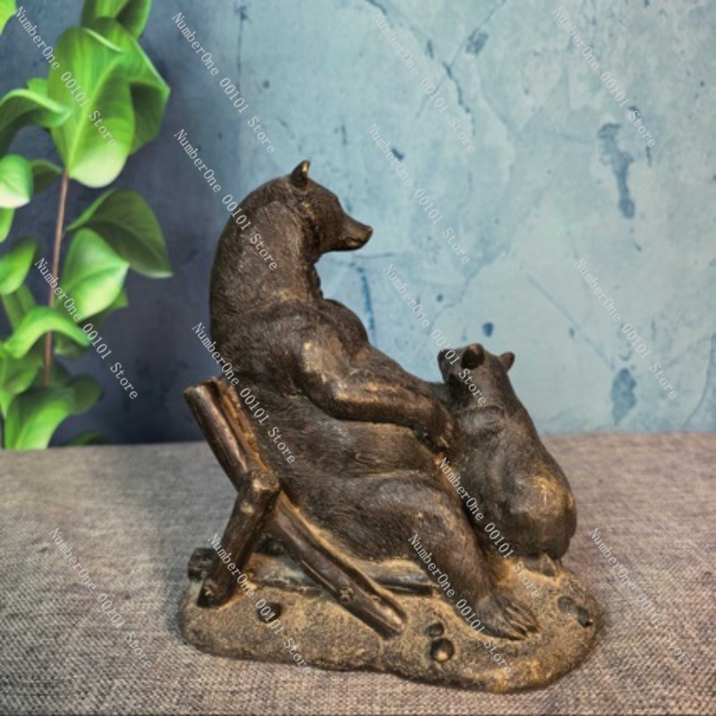 Antique Bronze Bear Ornament V - огляд і ціна Vintage Collectible Bears