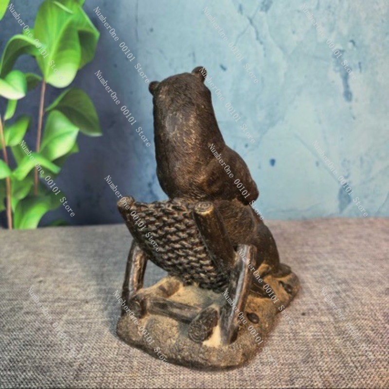 Antique Bronze Bear Ornament V - огляд і ціна Vintage Collectible Bears