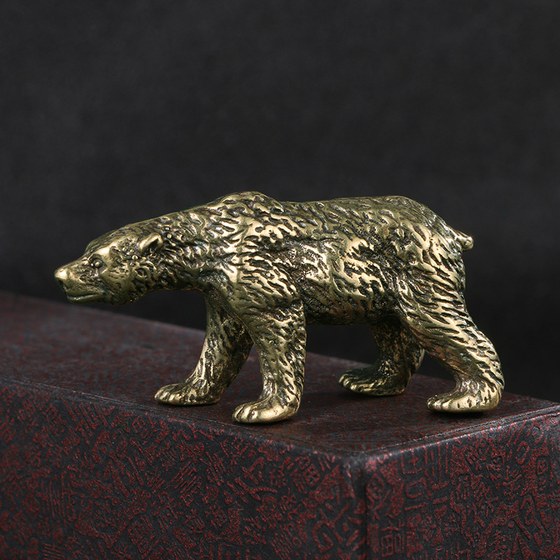 Vintage Chinese Solid Brass Be - огляд і ціна Vintage Collectible Bears