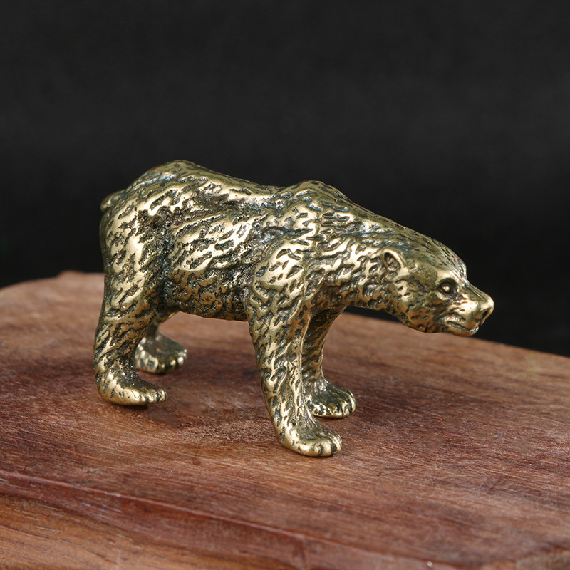 Vintage Chinese Solid Brass Be - огляд і ціна Vintage Collectible Bears