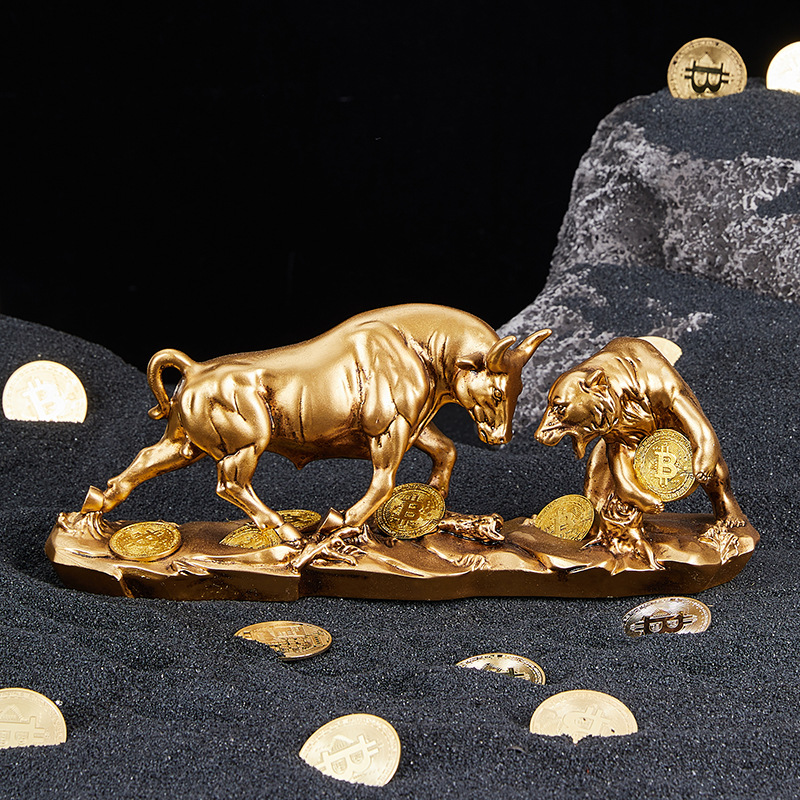 Feng Shui Bear Bull Statue Col - огляд і ціна Vintage Collectible Bears