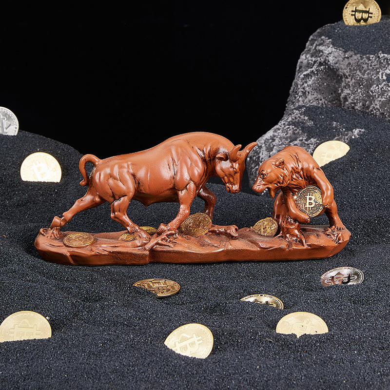 Feng Shui Bear Bull Statue Col - огляд і ціна Vintage Collectible Bears