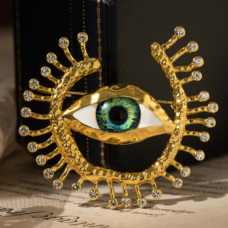 New Evil Eye Badges Cosplay An - огляд і ціна Collectible Vintage Brooches