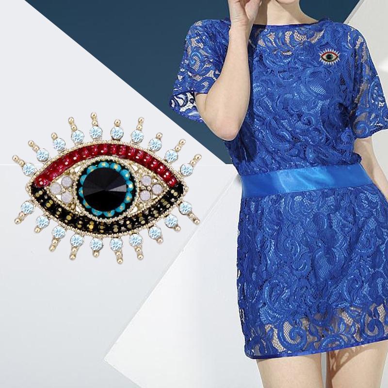 New Evil Eye Badges Cosplay An - огляд і ціна Collectible Vintage Brooches