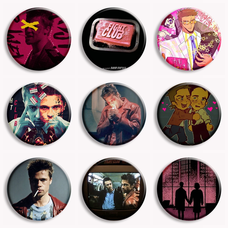 Retro Classic Movie Fight Club - огляд і ціна Collectible Vintage Brooches