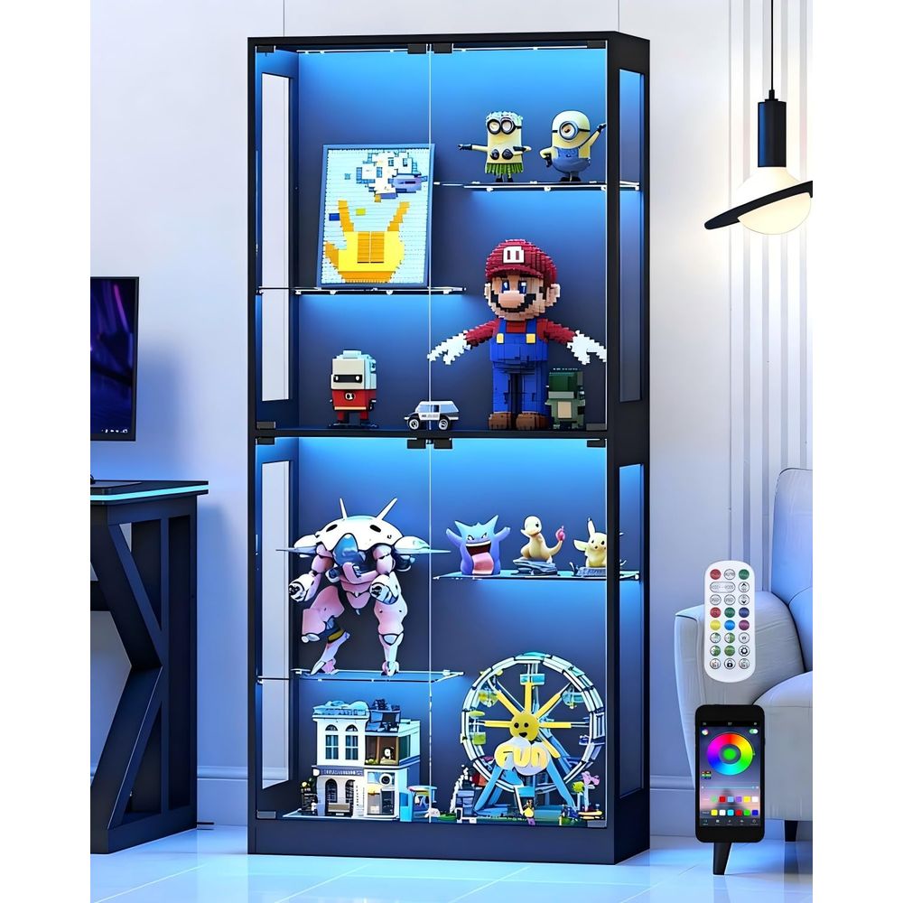 Display Cabinet with Glass Doo - огляд і ціна Collectible & Vintage Dolls For Halloween