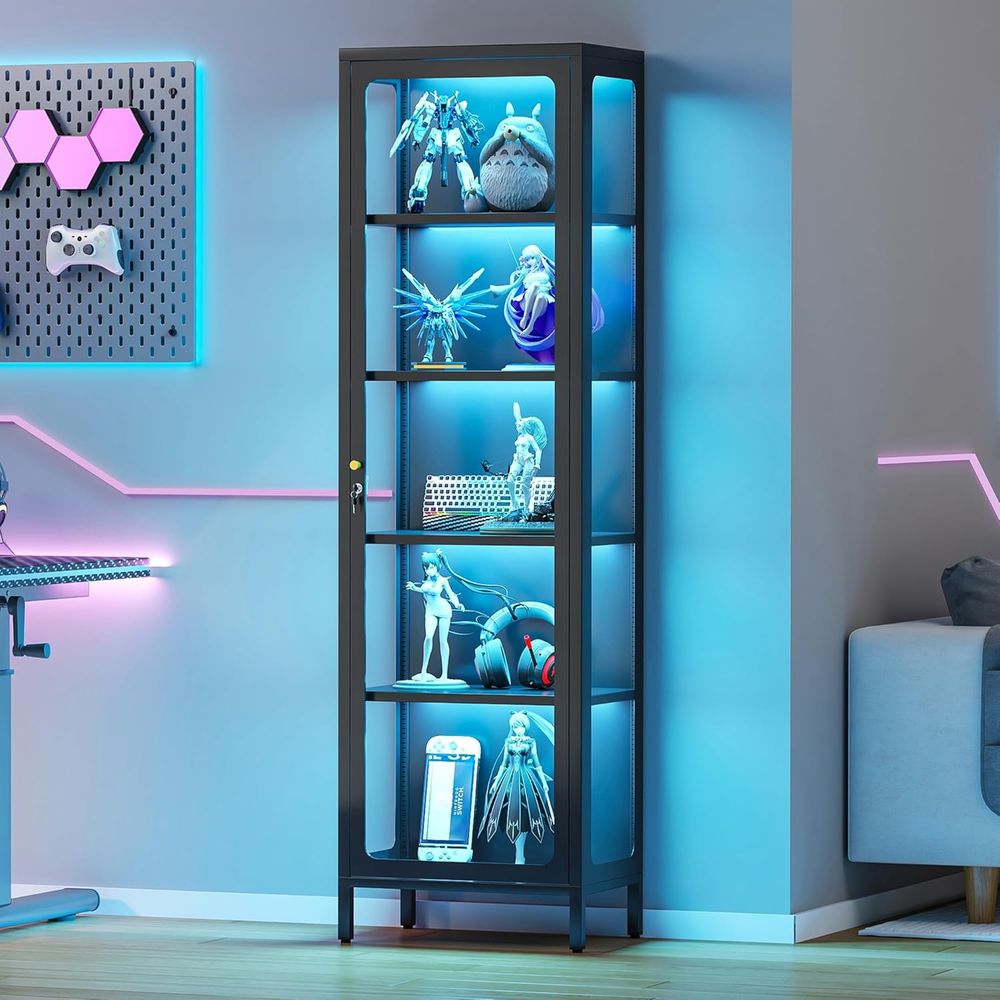 69 Glass Display Cabinet with  - огляд і ціна Collectible & Vintage Dolls For Halloween