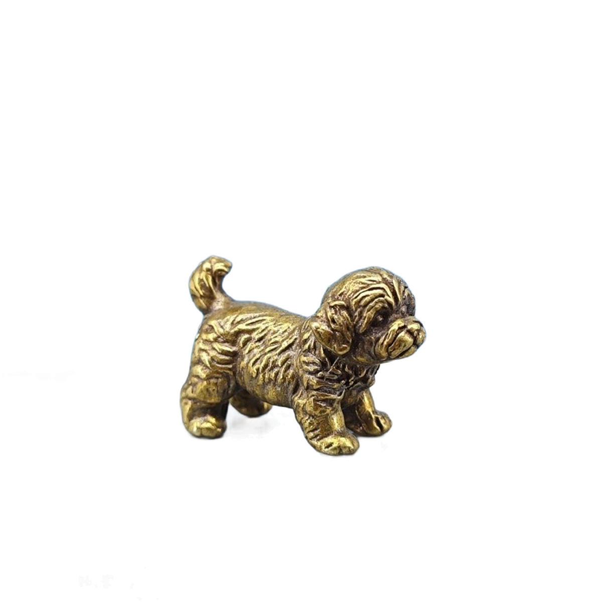 Mini Brass Dog Statue French B - огляд і ціна Vintage Collectible Bears