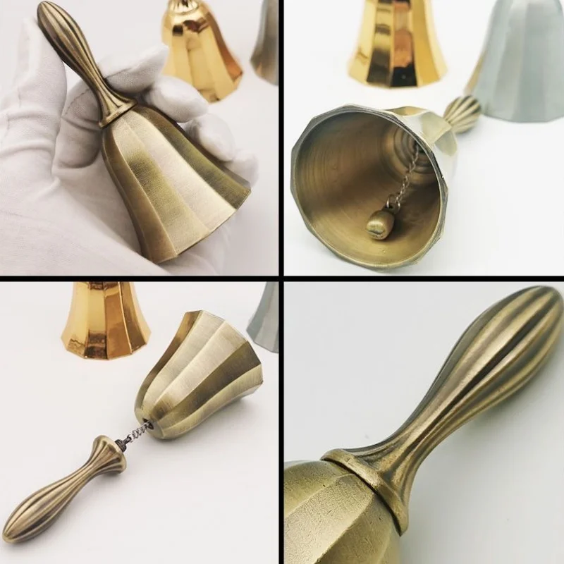 New Vintage Brass Bell Hand Di - огляд і ціна Vintage Collectible Bells